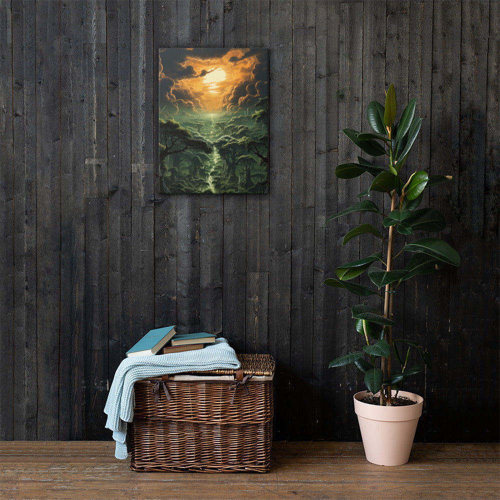 Artistic River Landscape #3 Canvas Prints