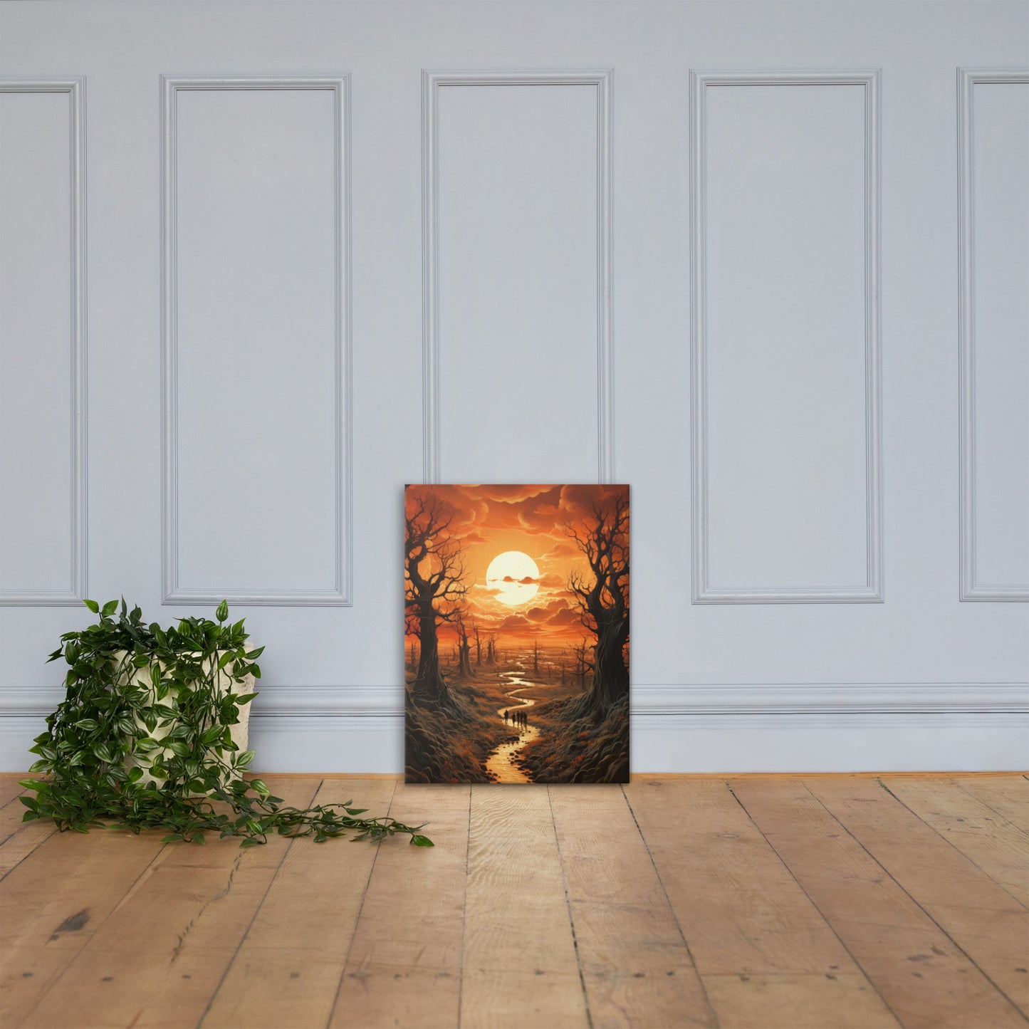 Artistic River Landscape #2 Canvas Prints