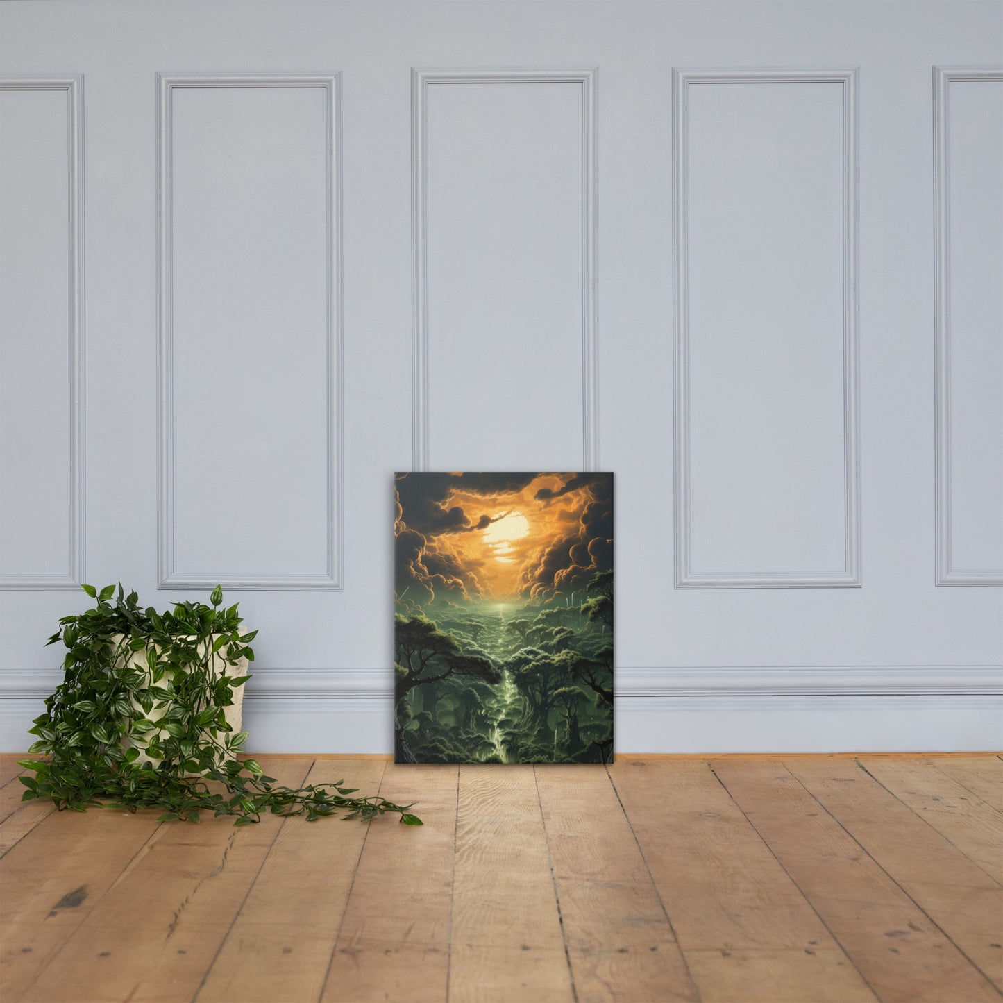 Artistic River Landscape #3 Canvas Prints