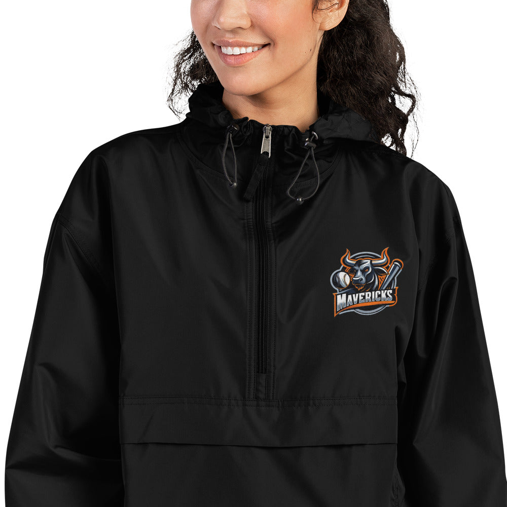 Unisex Mavericks Baseball Logo Embroidered Champion Packable Jacket
