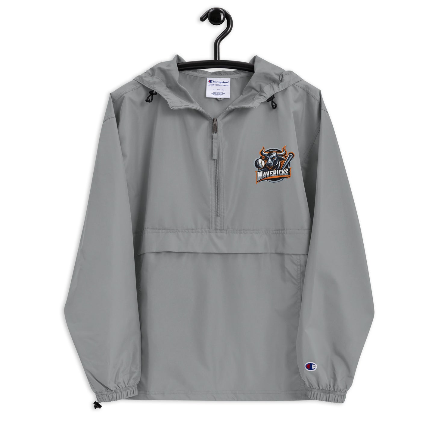 Unisex Mavericks Baseball Logo Embroidered Champion Packable Jacket