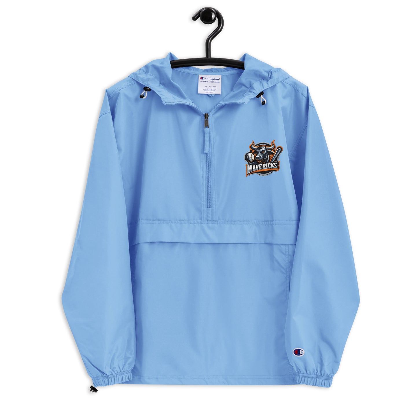 Unisex Mavericks Baseball Logo Embroidered Champion Packable Jacket