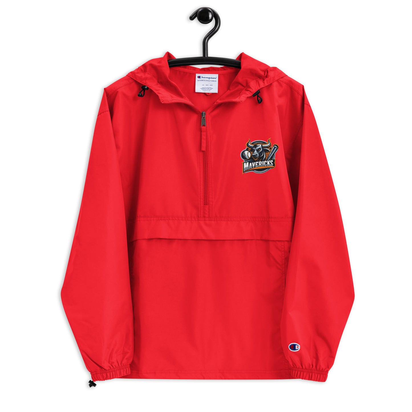 Unisex Mavericks Baseball Logo Embroidered Champion Packable Jacket