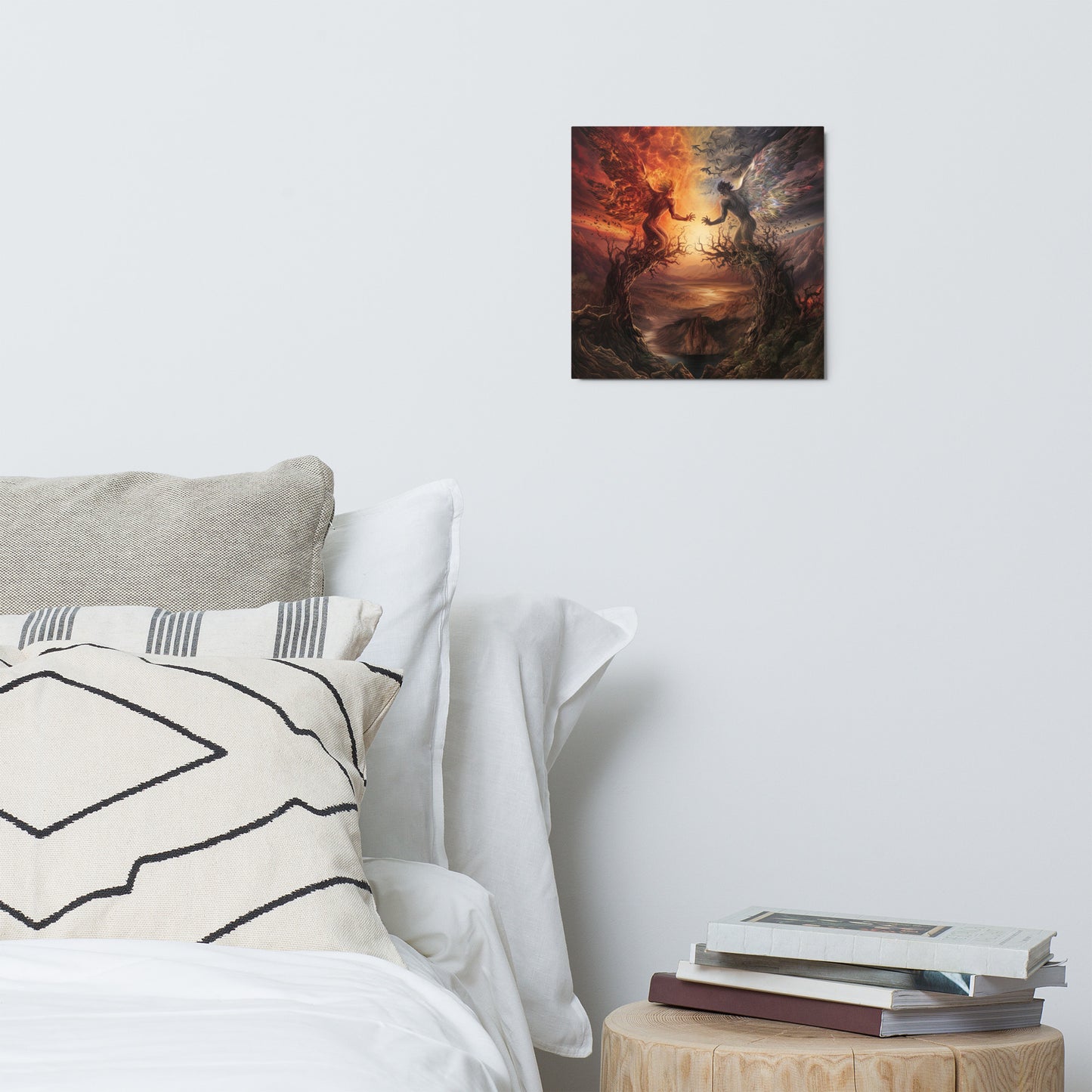 Angels & Demons Metal prints