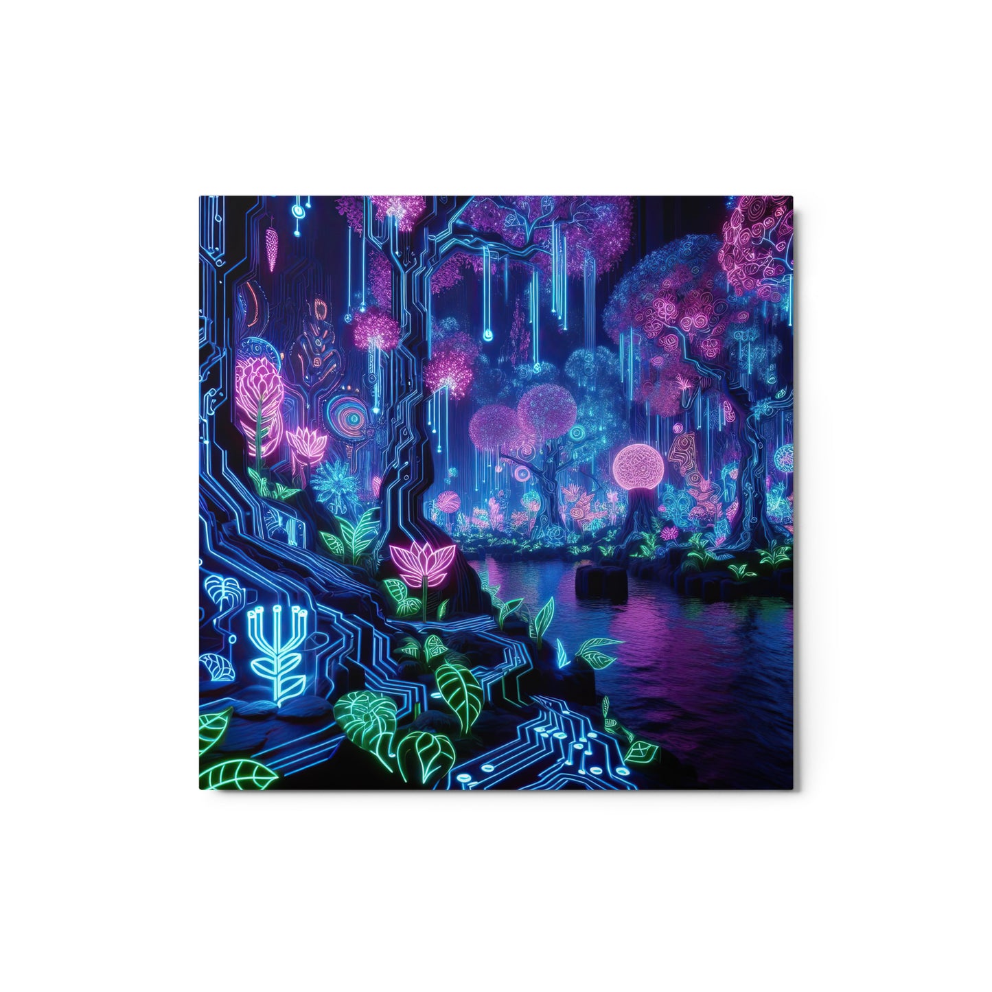 The Neon Forest Metal prints
