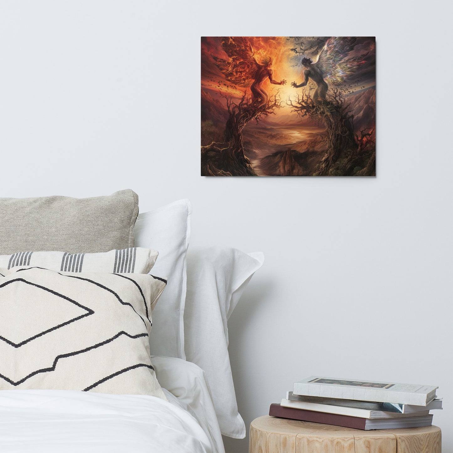 Angels & Demons Metal prints