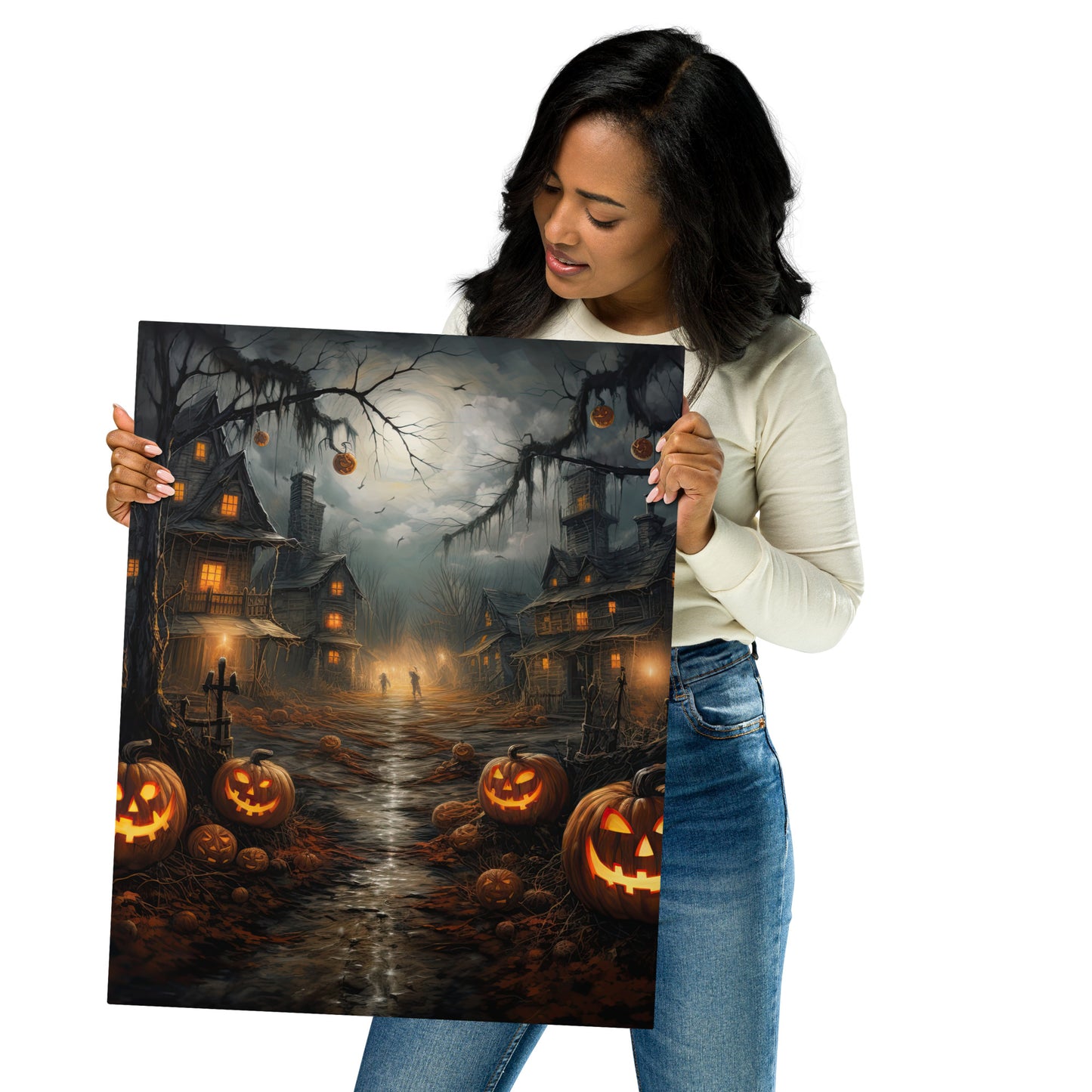 Into Halloween Series #01 Metal prints