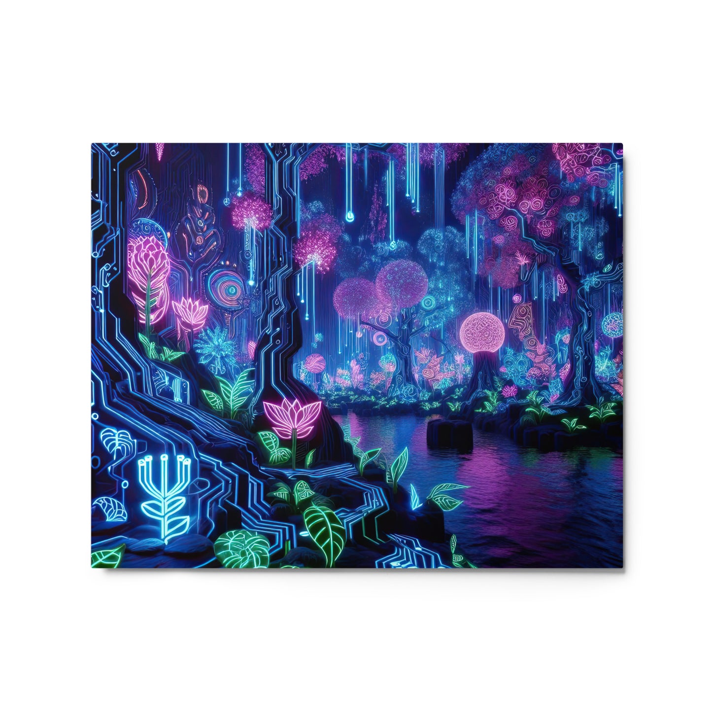 The Neon Forest Metal prints