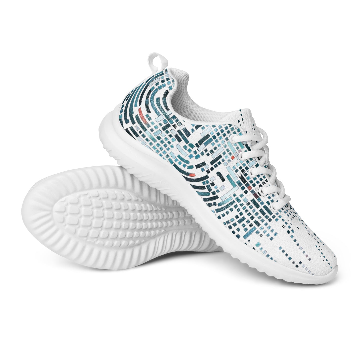 Blue AI Code Men’s athletic shoes
