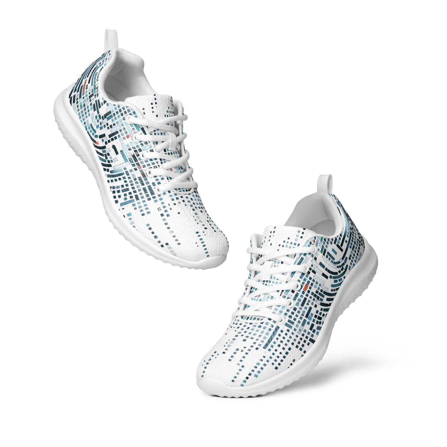 Blue AI Code Men’s athletic shoes