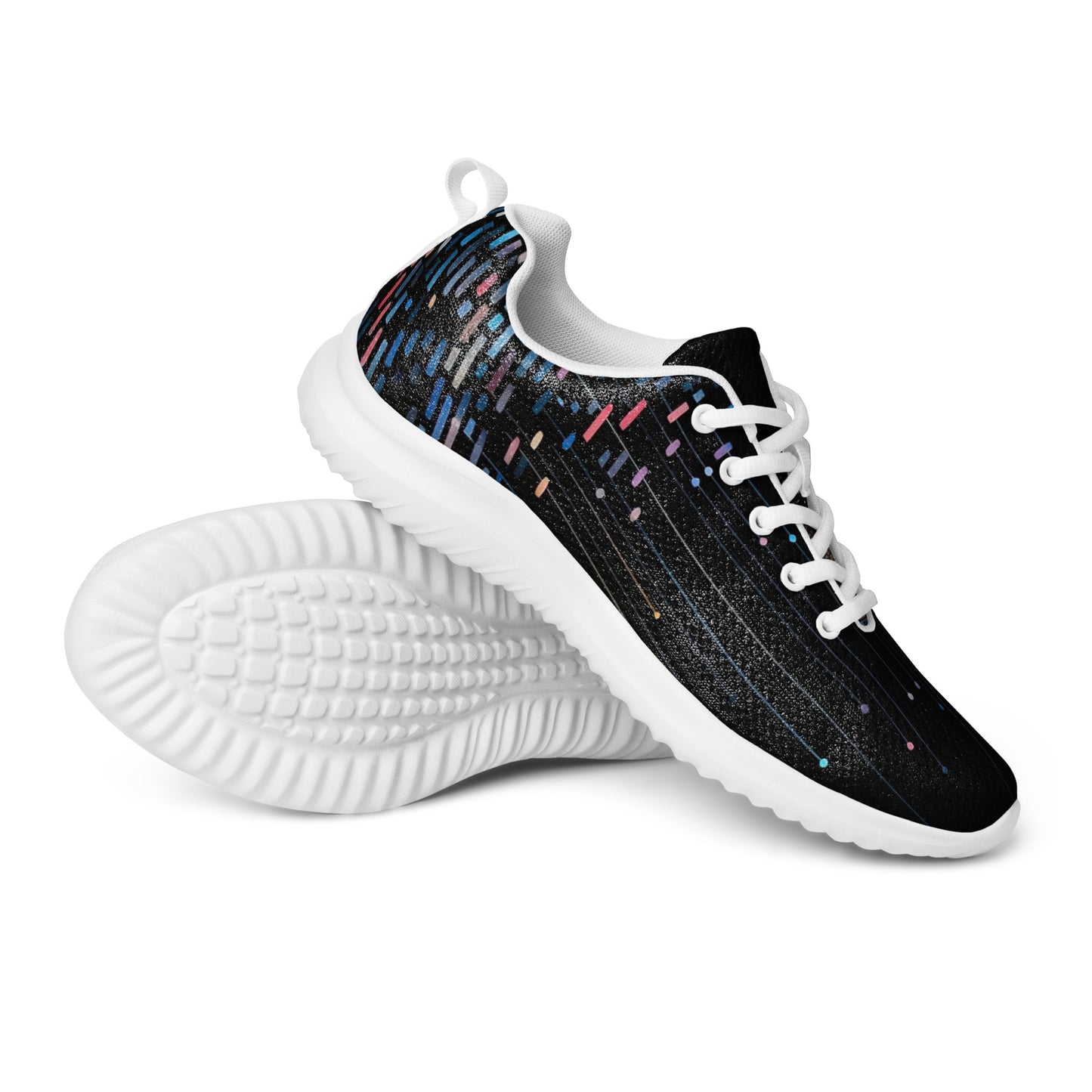 Black AI Code Men’s athletic shoes