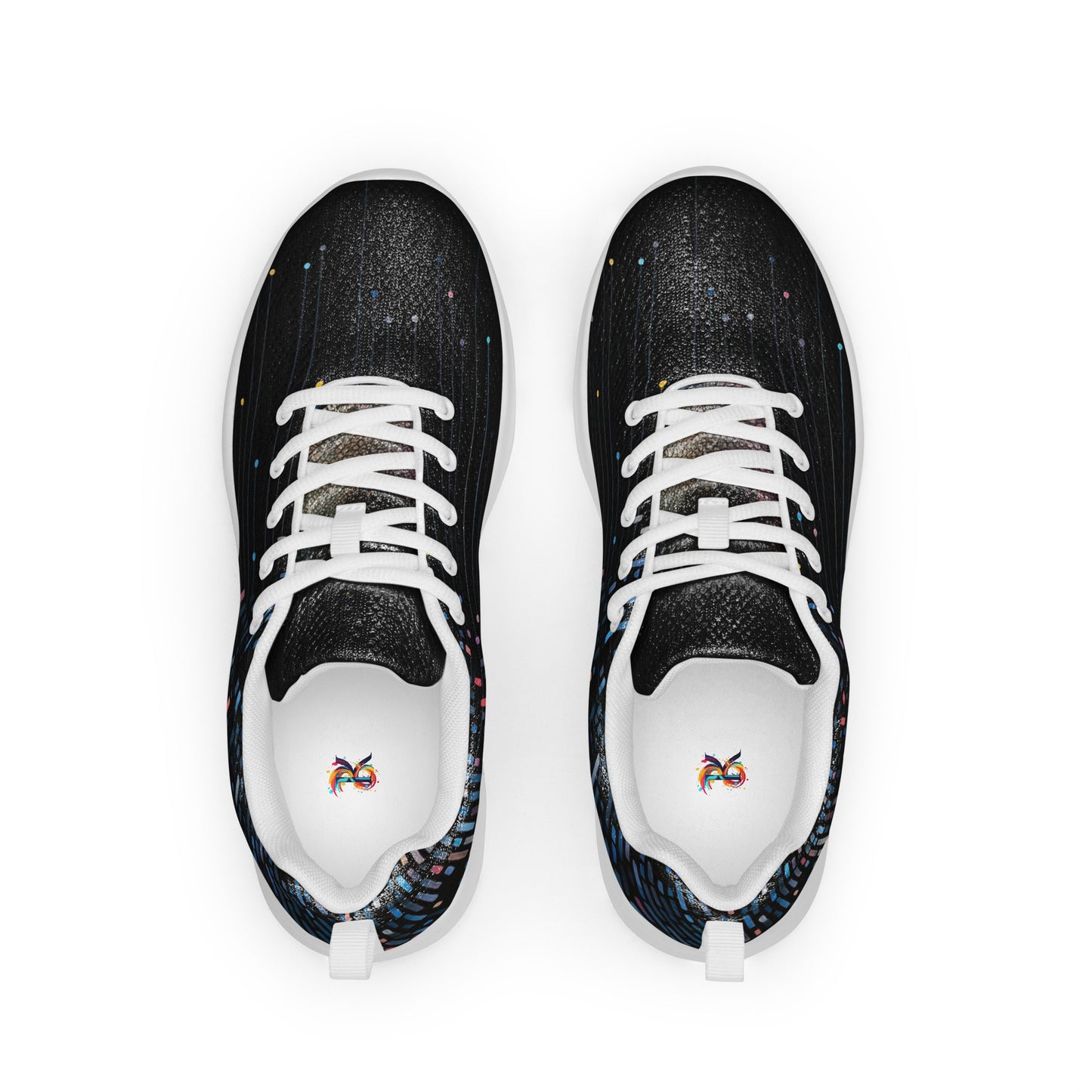 Black AI Code Men’s athletic shoes
