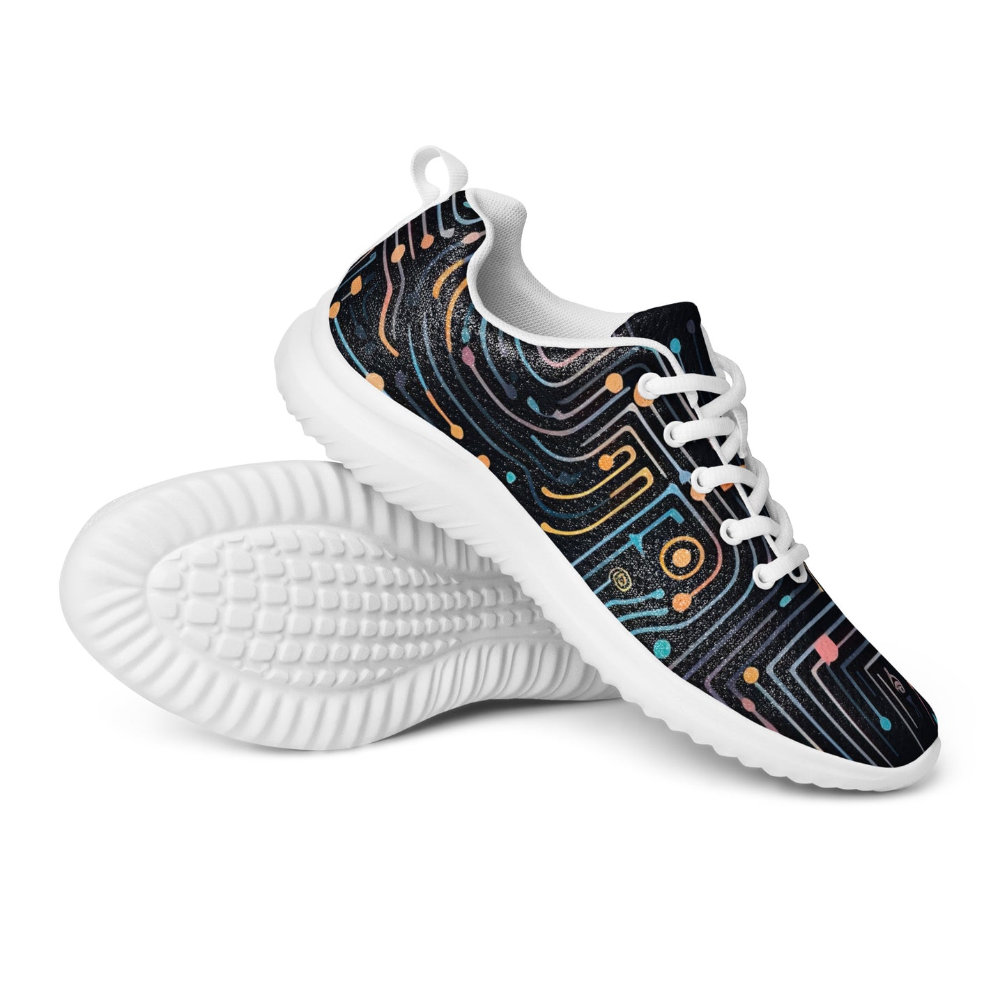 Black AI Circuit Code Men’s athletic shoes