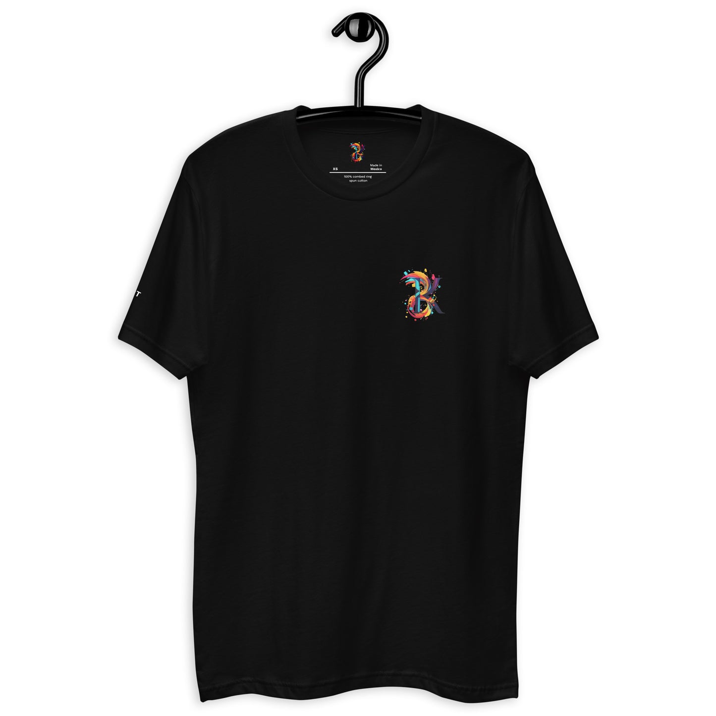 Black Brandon Kidd Art Logo Short Sleeve T-shirt