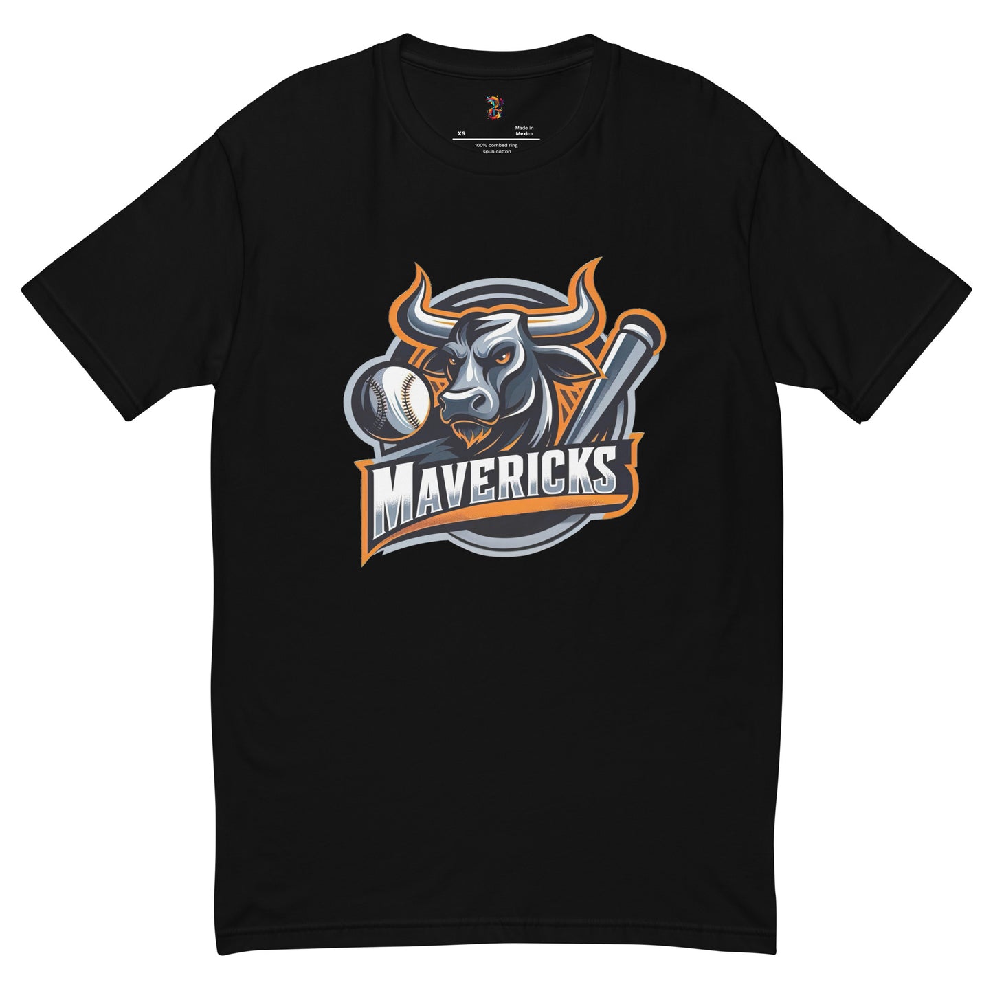 Men's Mavericks Baseball Logo Short Sleeve T-shirt
