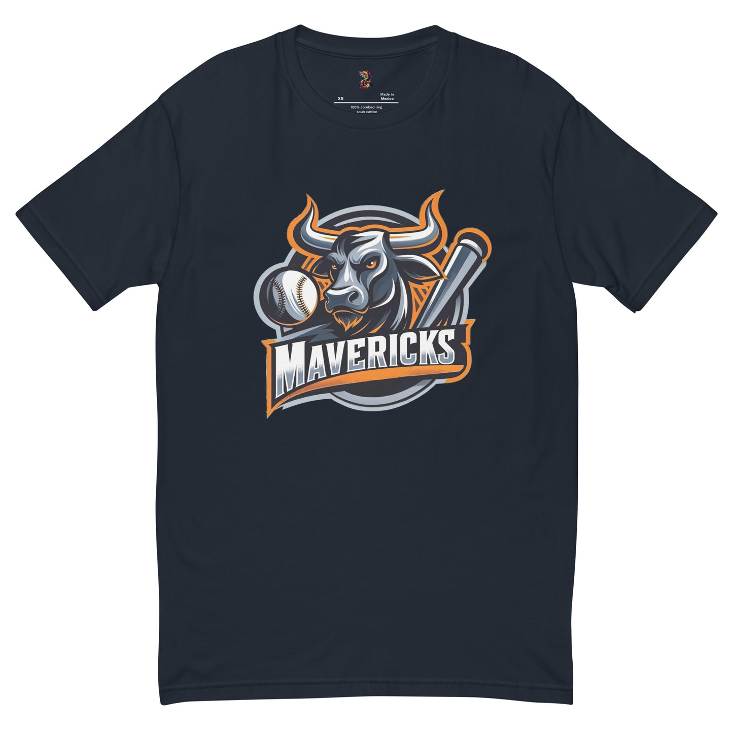 Men's Mavericks Baseball Logo Short Sleeve T-shirt