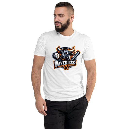 Mavericks Baseball Logo Short Sleeve T-shirt - Free Shipping