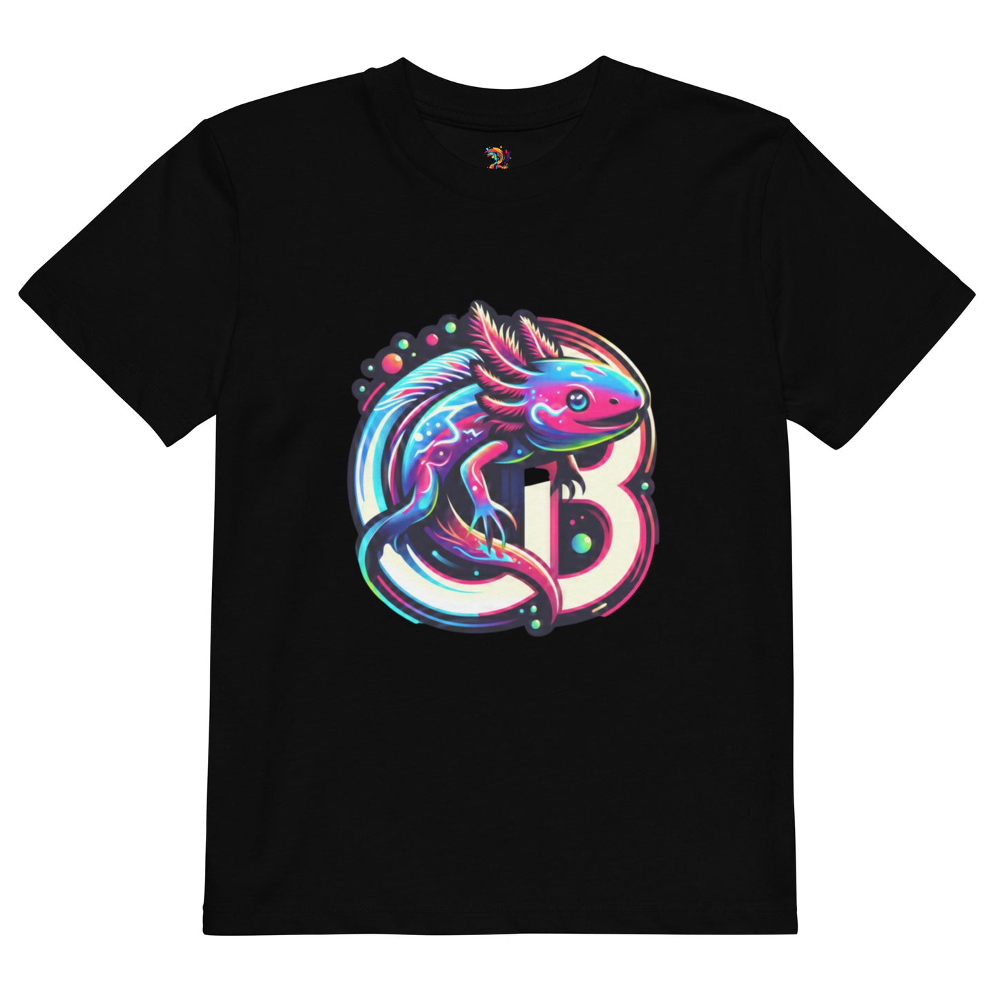 Fun Custom Axolotl Organic cotton kids t-shirt