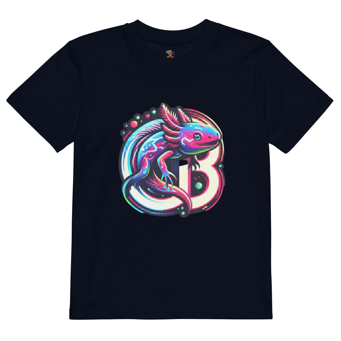 Fun Custom Axolotl Organic cotton kids t-shirt