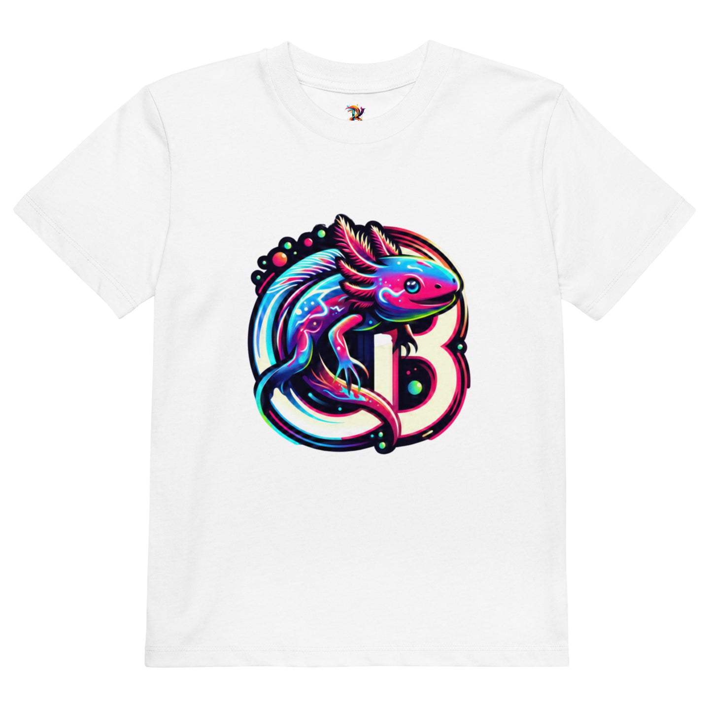 Fun Custom Axolotl Organic cotton kids t-shirt