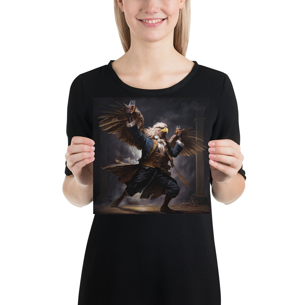 The Drunken Eagle Photo Paper Poster