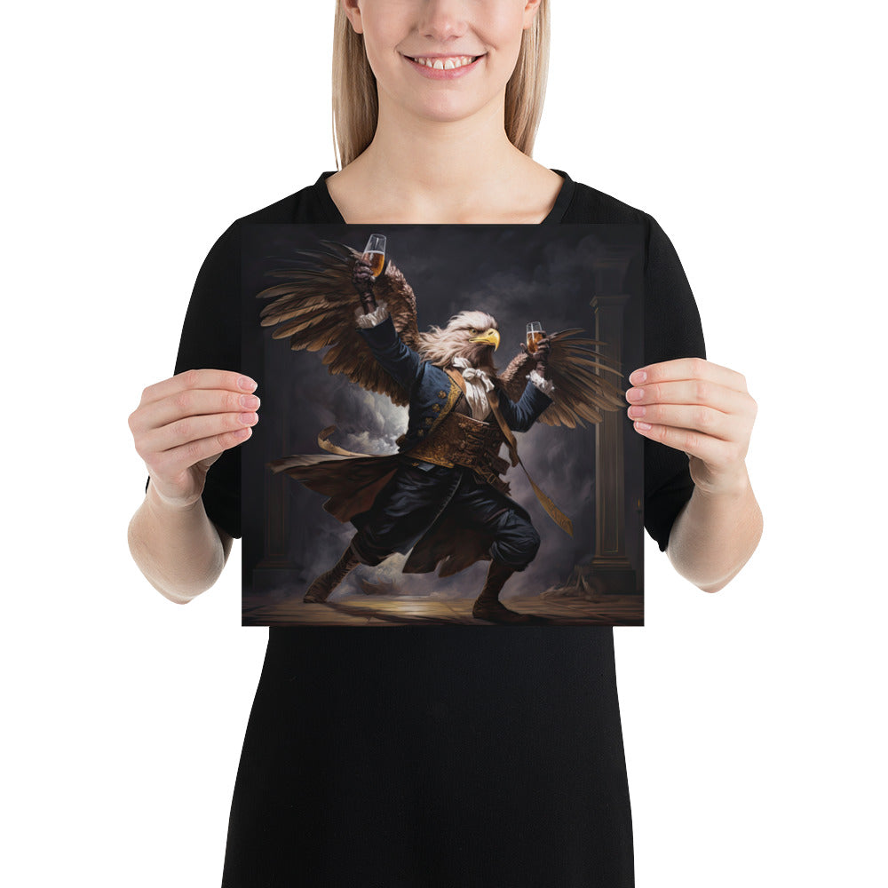 The Drunken Eagle Photo Paper Poster