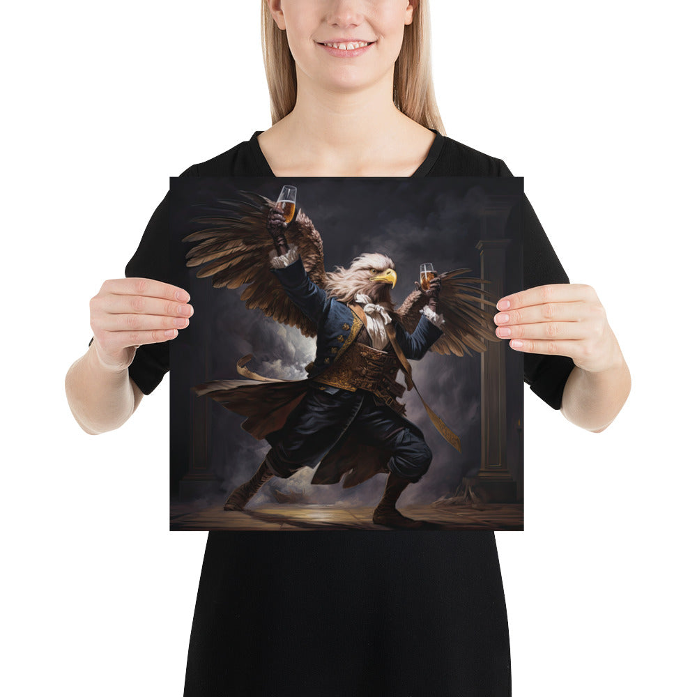 The Drunken Eagle Photo Paper Poster
