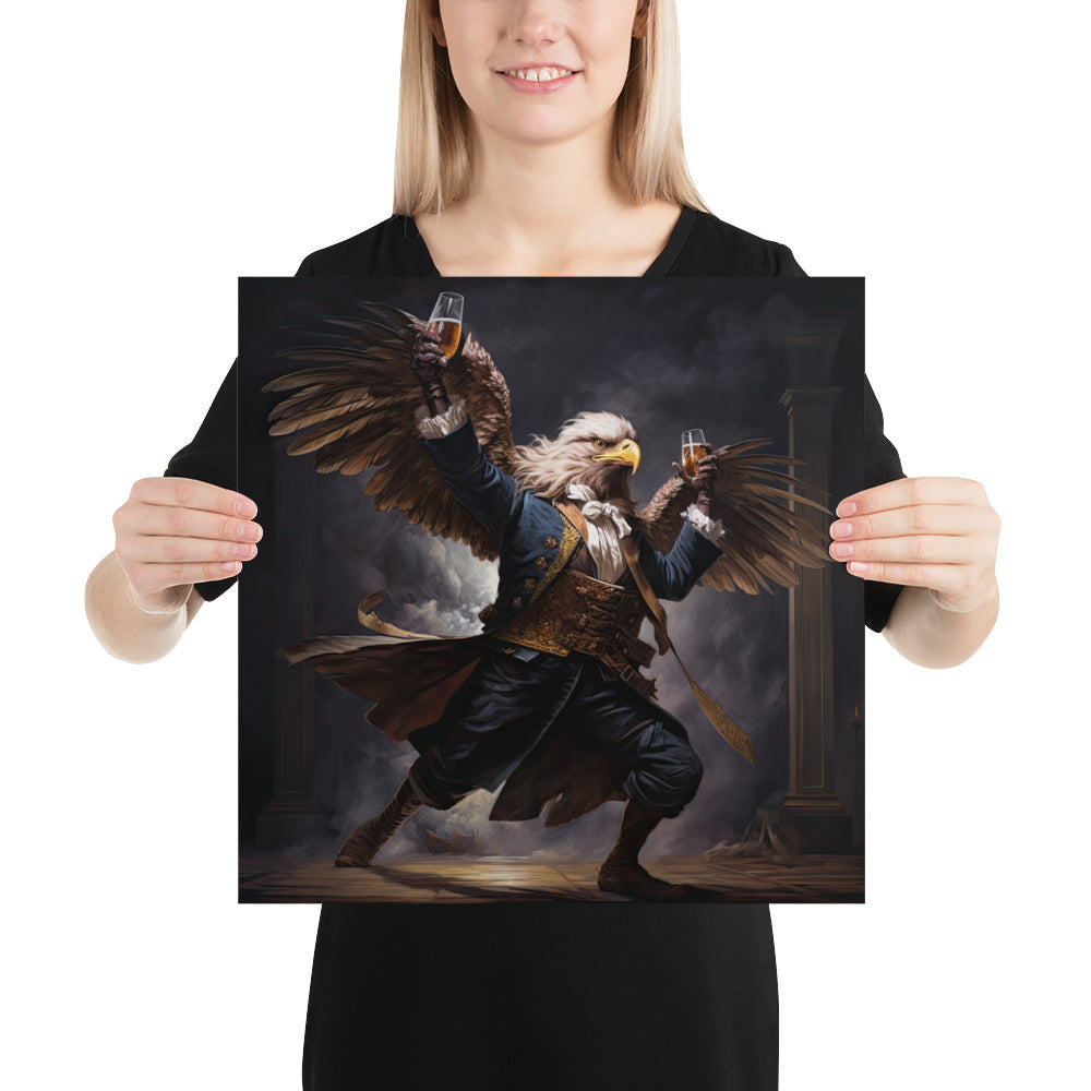The Drunken Eagle Photo Paper Poster