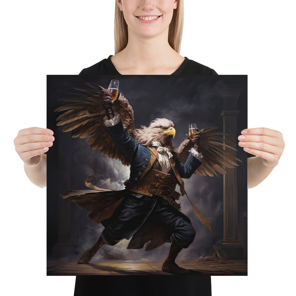 The Drunken Eagle Photo Paper Poster