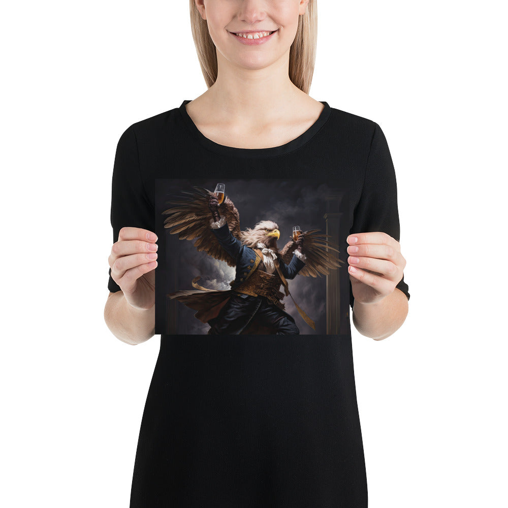 The Drunken Eagle Photo Paper Poster