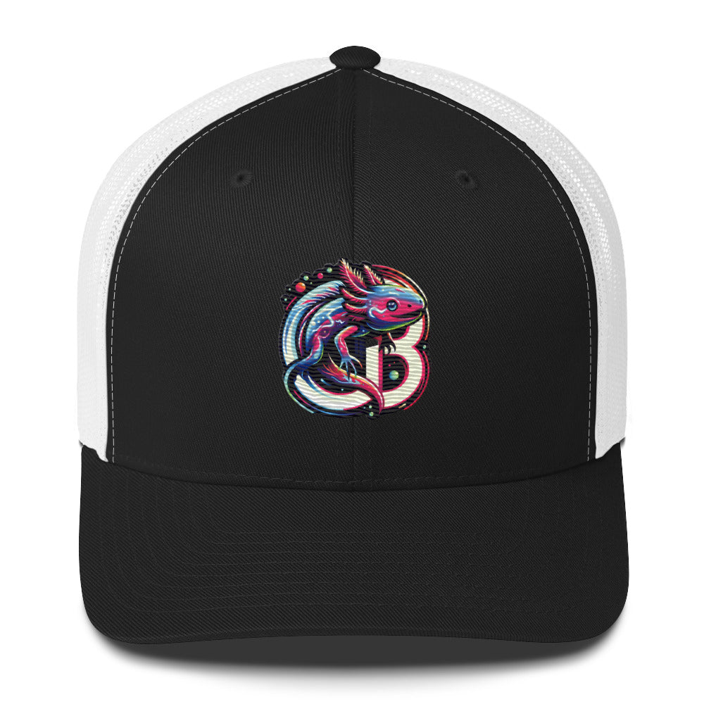 Fun Custom Axolotl Embroidered Baseball Hat