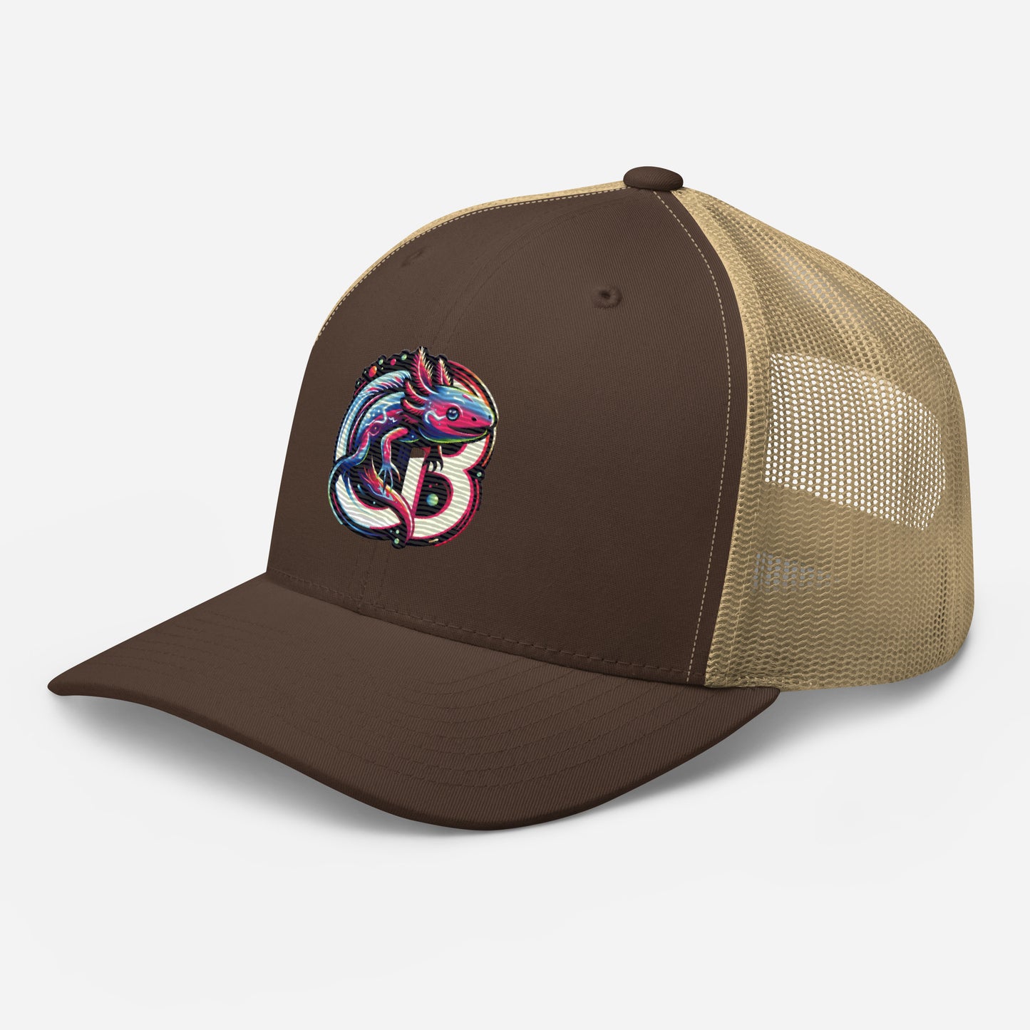 Fun Custom Axolotl Embroidered Baseball Hat