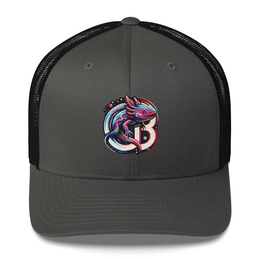 Fun Custom Axolotl Embroidered Baseball Hat