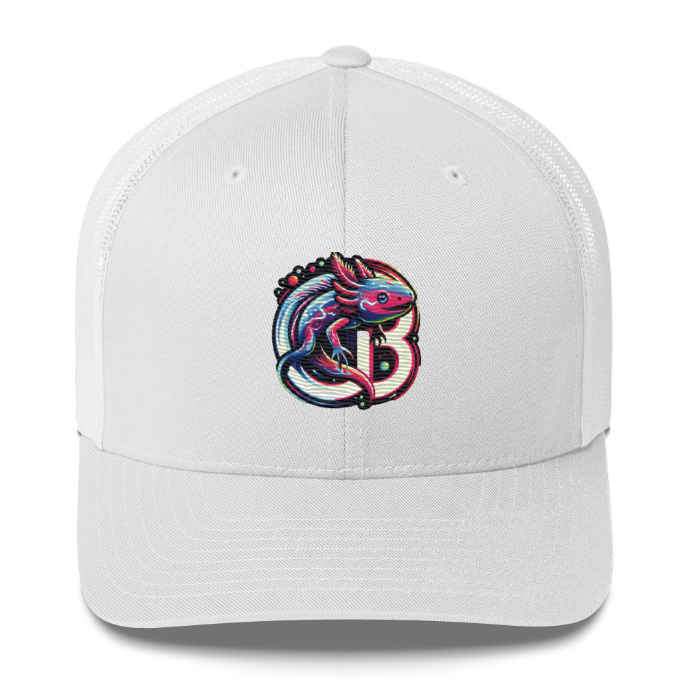 Fun Custom Axolotl Embroidered Baseball Hat