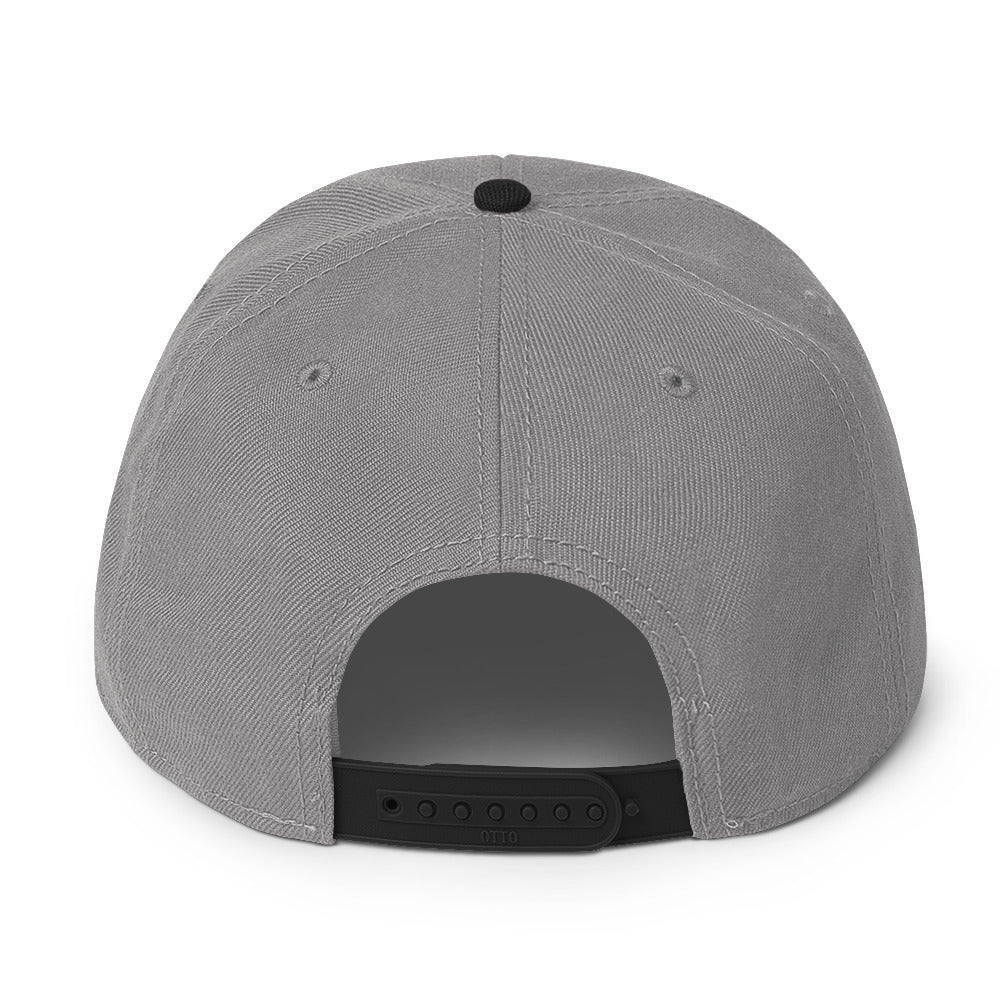 Maverick Baseball Logo Flat Brim Snapback Hat