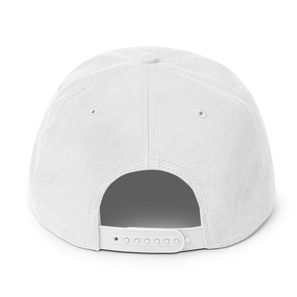 Maverick Baseball Logo Flat Brim Snapback Hat
