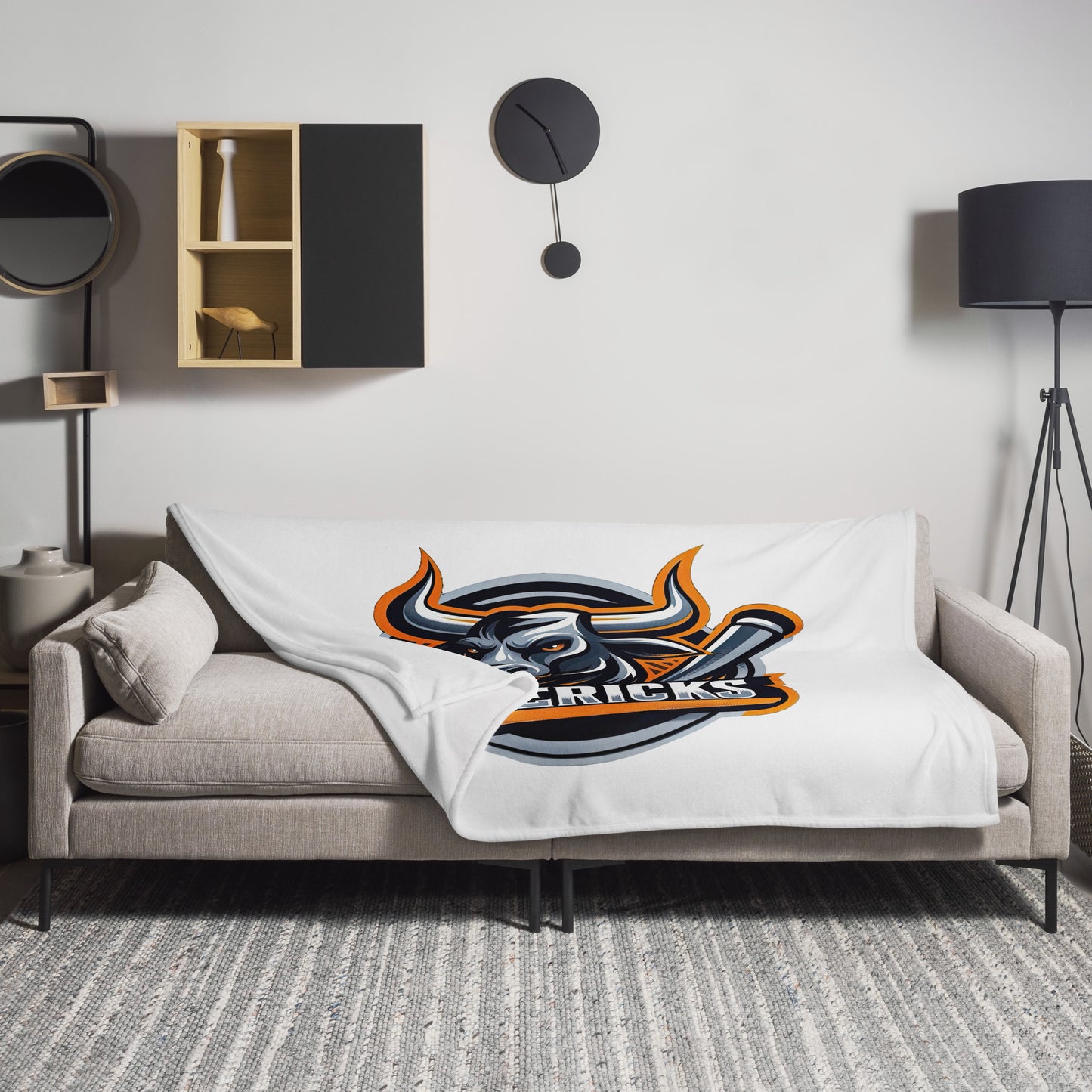 Mavericks Logo Custom Throw Blanket