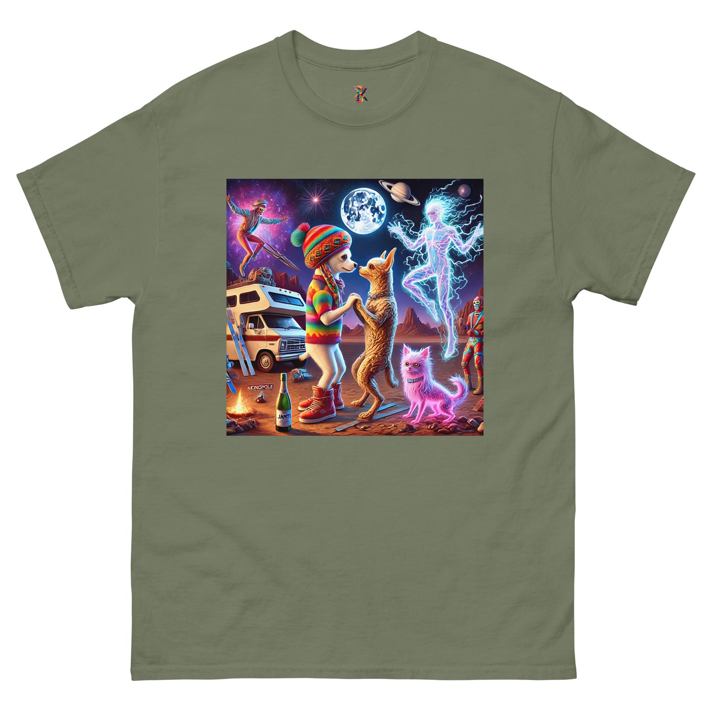 Whimsical Chihuahua Universe Unisex classic tee