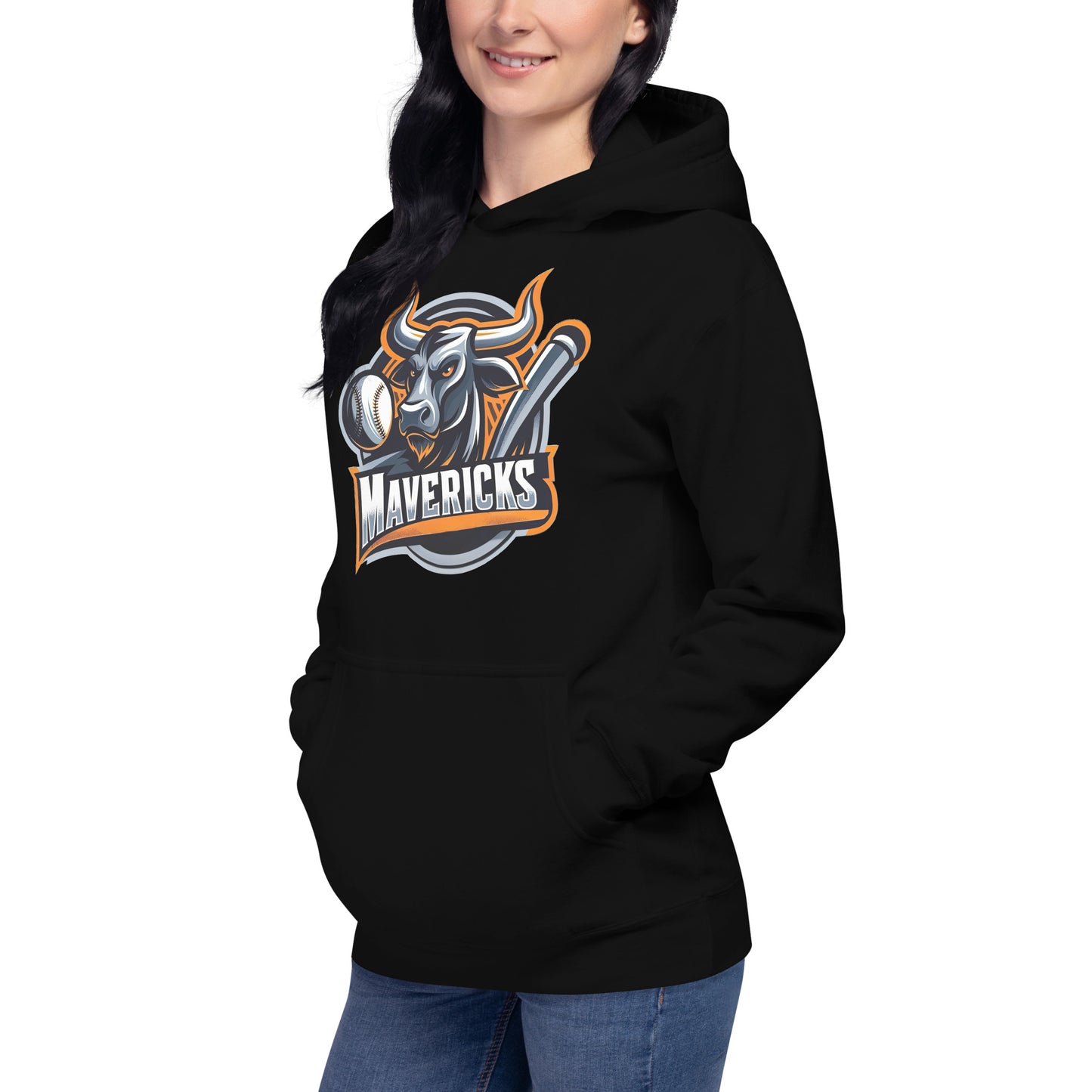 Mavericks Baseball Logo Unisex Hoodie