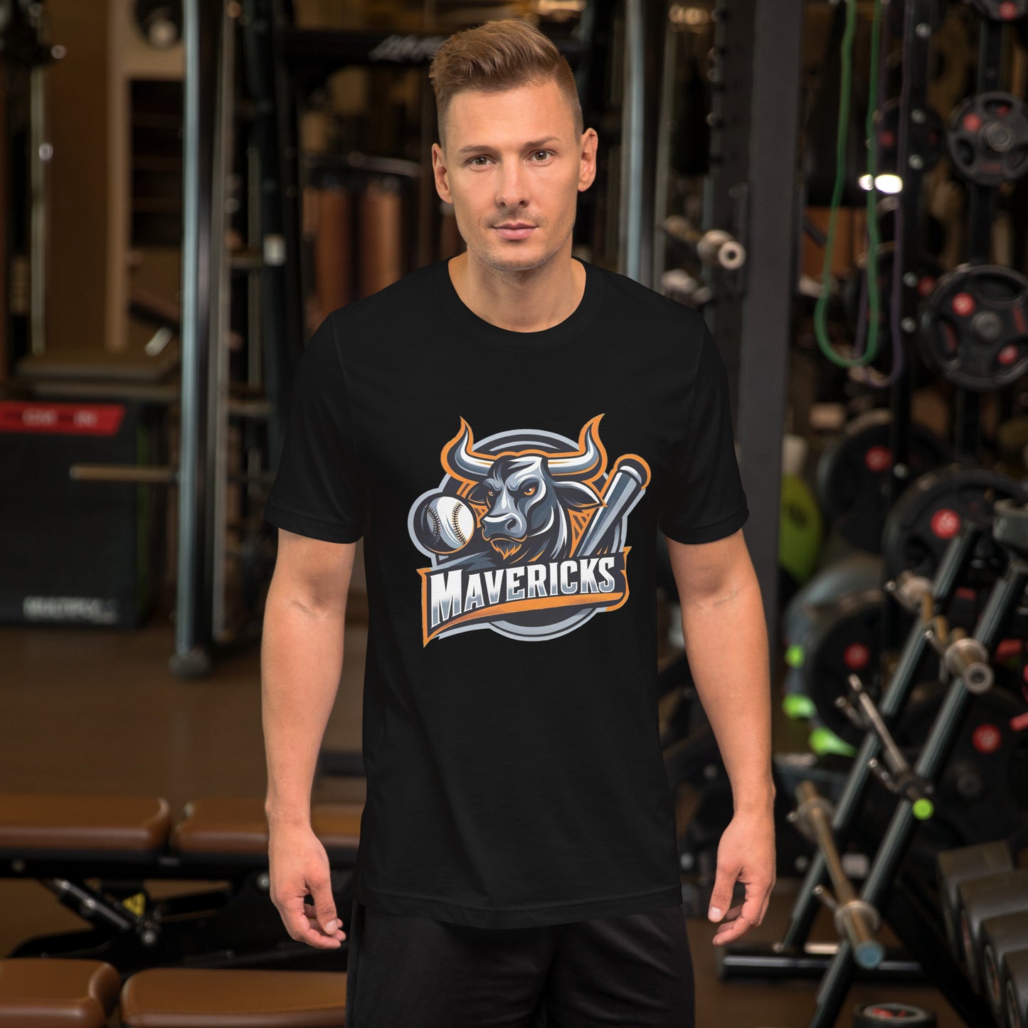 Maverick Baseball Logo Unisex t-shirt - Free Shipping