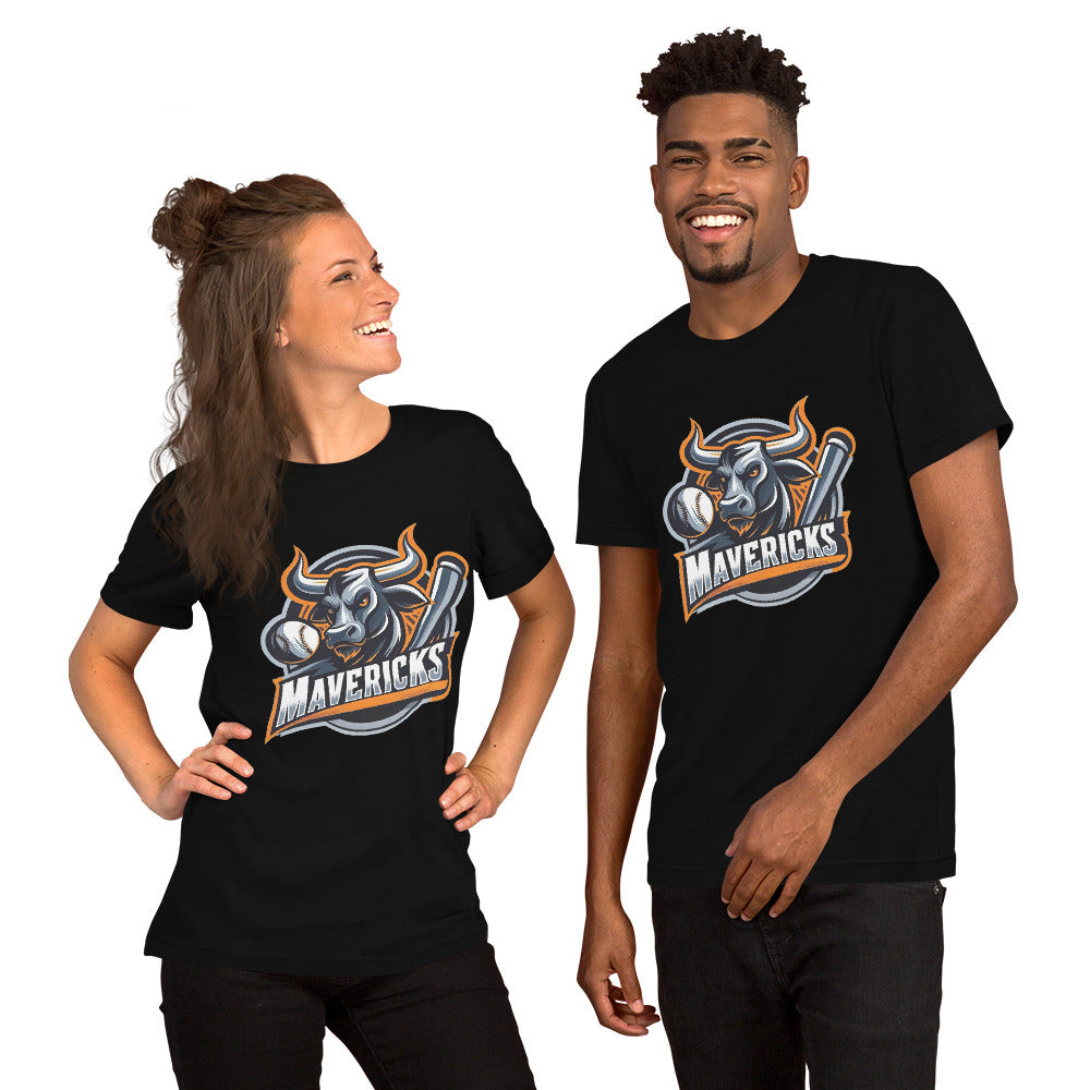 Maverick Baseball Logo Unisex t-shirt - Free Shipping