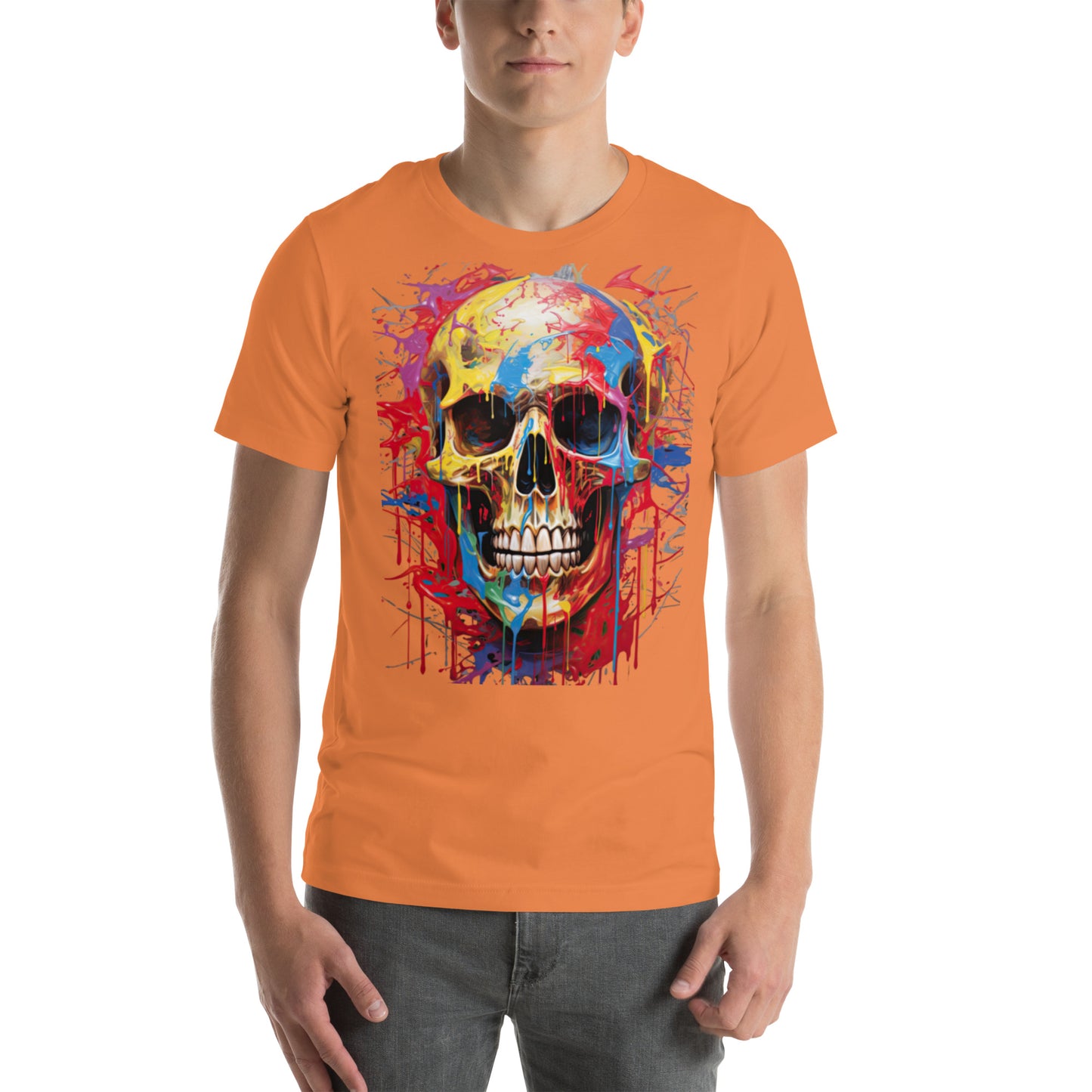 Painted Skull Unisex T-shirt