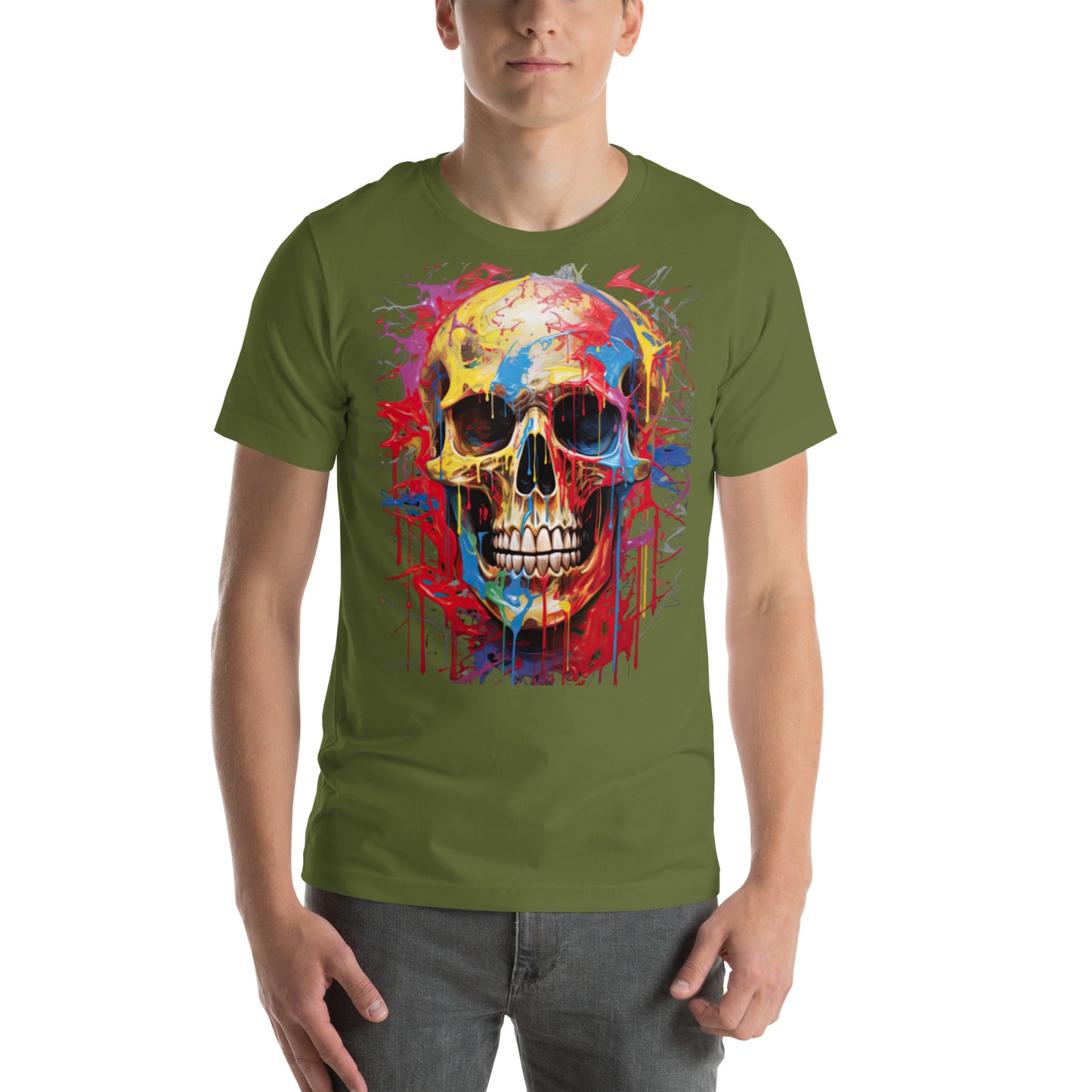 Painted Skull Unisex T-shirt