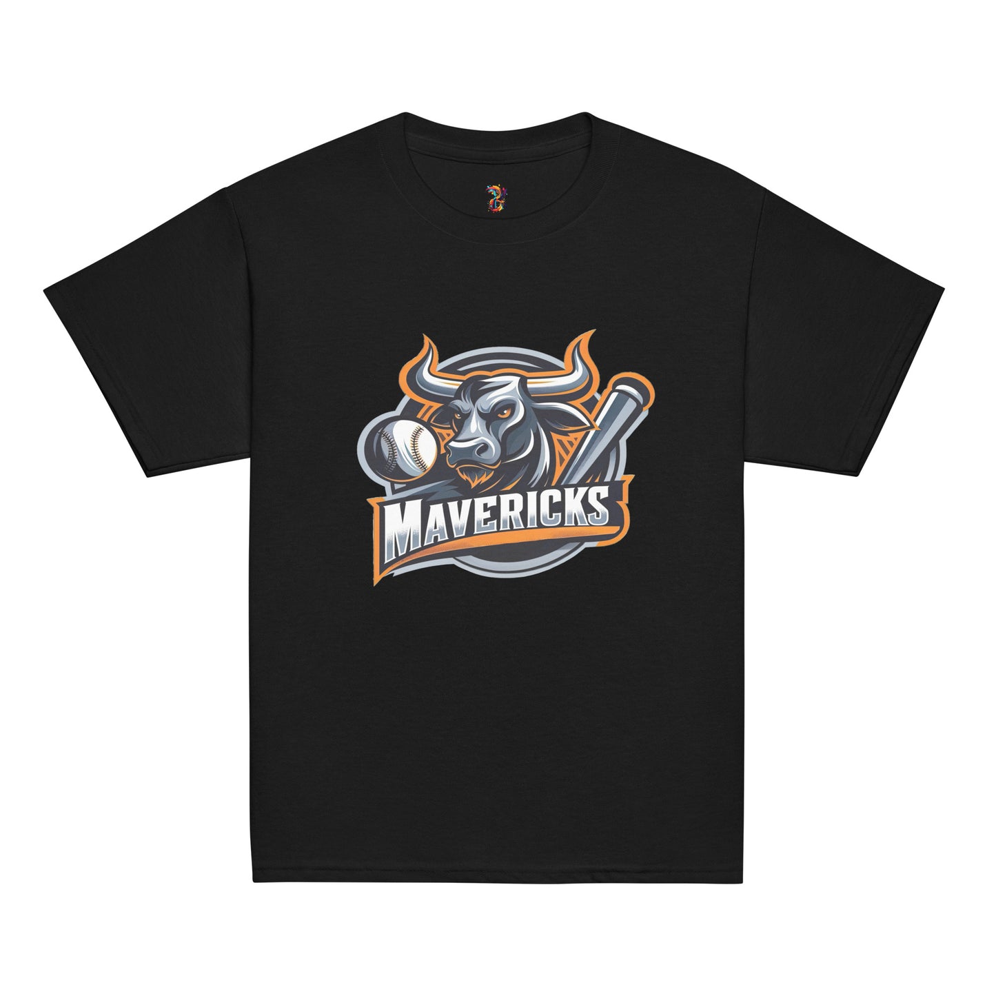 Youth Mavericks Baseball Logo classic tee