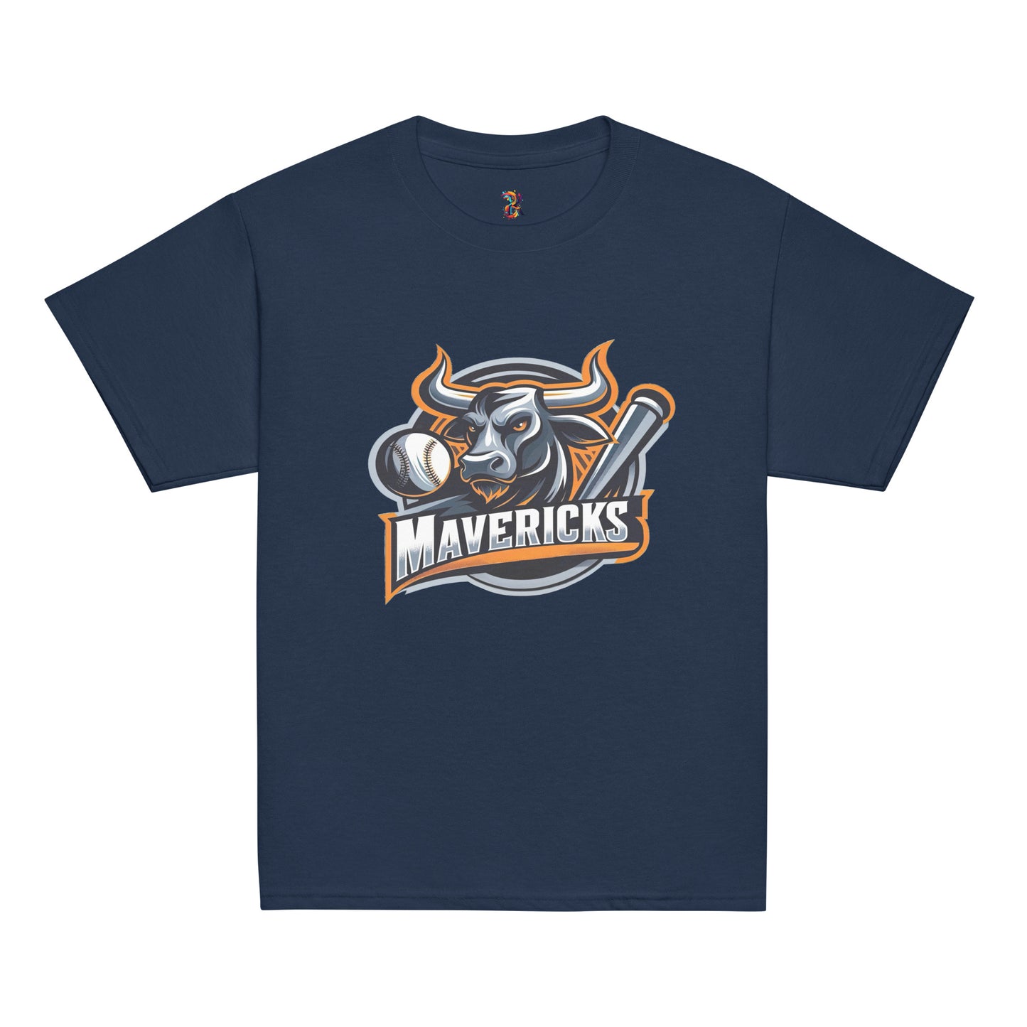 Youth Mavericks Baseball Logo classic tee