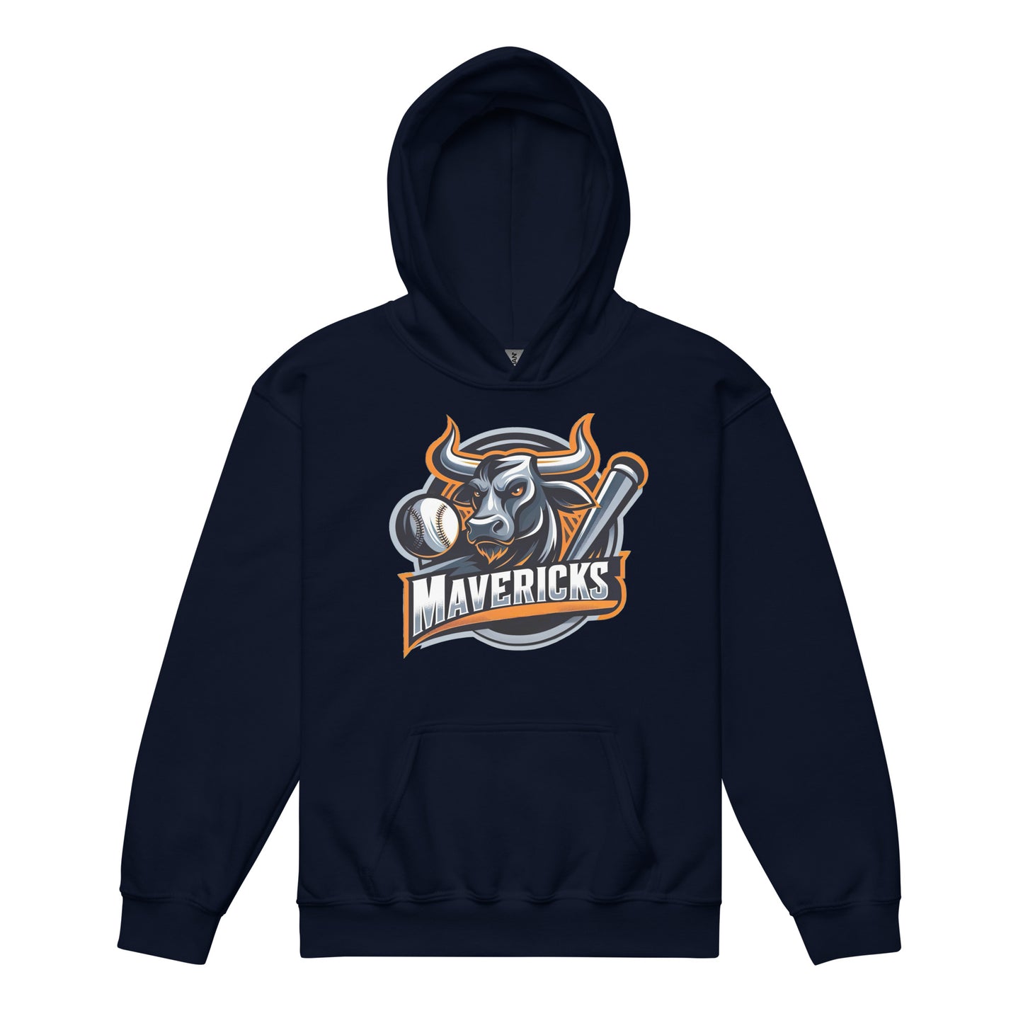 Maverick Baseball Logo Youth heavy blend hoodie