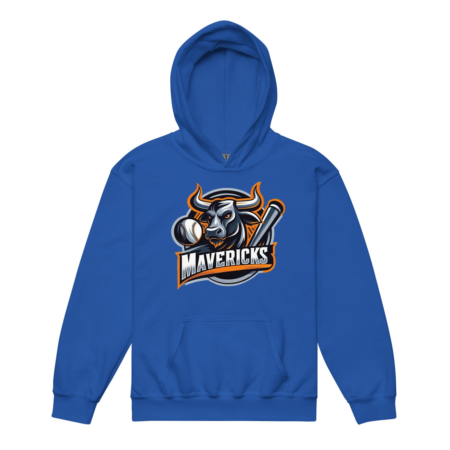 Maverick Baseball Logo Youth heavy blend hoodie
