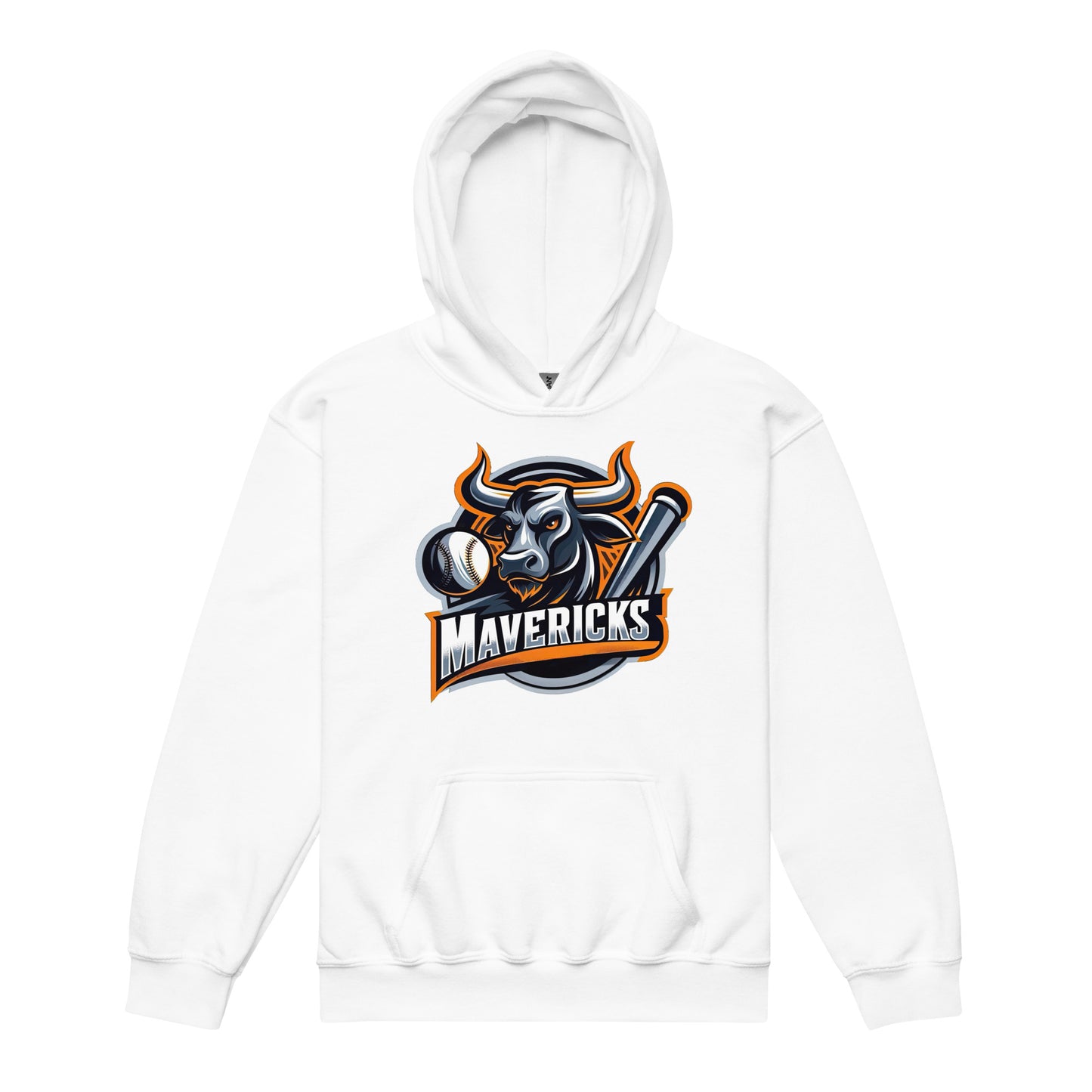 Maverick Baseball Logo Youth heavy blend hoodie