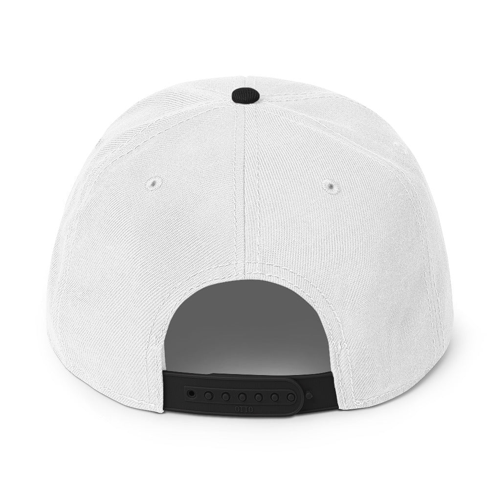 Maverick Baseball Logo Flat Brim Snapback Hat